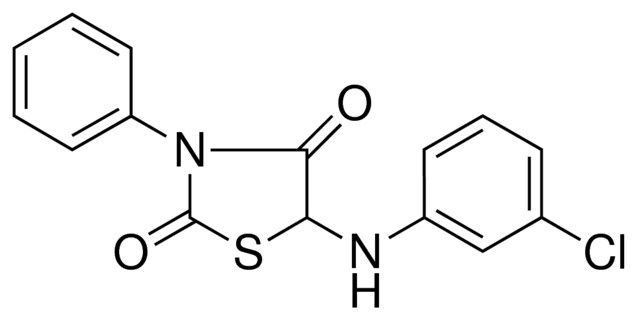 5-(3-CHLORO-PHENYLAMINO)-3-PHENYL-THIAZOLIDINE-2,4-DIONE
