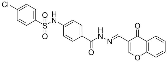 4-CHLORO-N-[4-({(2E)-2-[(4-OXO-4H-CHROMEN-3-YL)METHYLENE]HYDRAZINO}CARBONYL)PHENYL]BENZENESULFONAMIDE