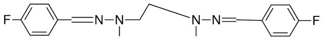 4-FLUOROBENZALDEHYDE {2-[2-(4-FLUOROBENZYLIDENE)-1-METHYLHYDRAZINO]ETHYL}(METHYL)HYDRAZONE
