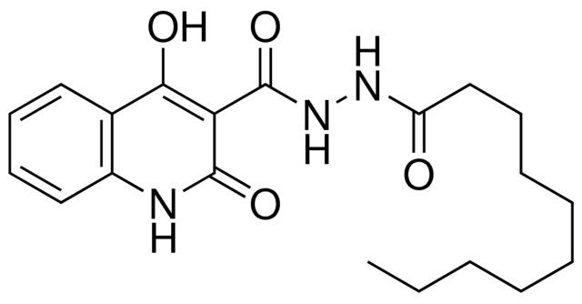 4-HYDROXY-2-OXO-1,2-DIHYDRO-QUINOLINE-3-CARBOXYLIC ACID N'-DECANOYL-HYDRAZIDE