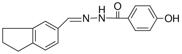 4-HYDROXYBENZOIC ACID (5-INDANYLMETHYLENE)HYDRAZIDE