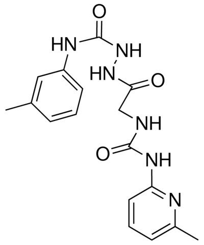 4-(3-CHLOROPHENYL)-1-(6-METHYL-2-PYRIDYLUREIDOACETYL)SEMICARBAZIDE