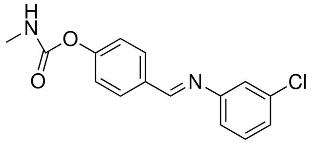 4-(3-CHLOROPHENYLIMINOMETHYL)PHENYL N-METHYLCARBAMATE