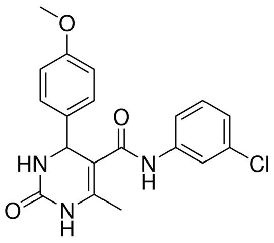 4-(4-MEO-PH)-6-ME-2-OXO-1,2,3,4-4H-PYRIMIDINE-5-CARBOXYLIC ACID (3-CL-PH)-AMIDE