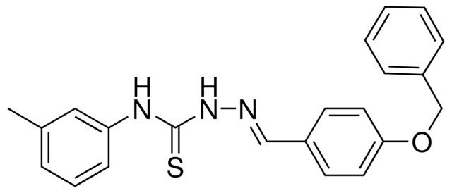 4-(BENZYLOXY)BENZALDEHYDE N-(3-METHYLPHENYL)THIOSEMICARBAZONE