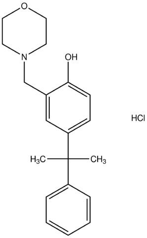4-(1-methyl-1-phenylethyl)-2-(4-morpholinylmethyl)phenol hydrochloride