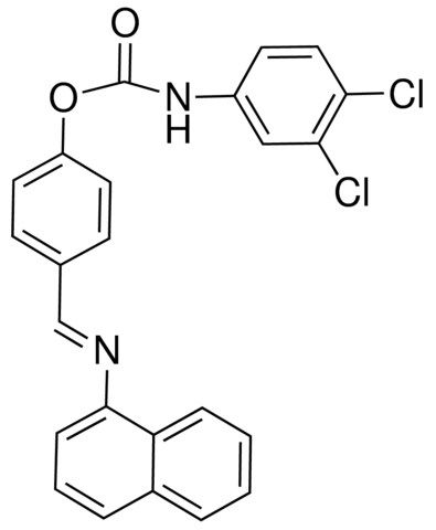 4-(1-NAPHTHYLIMINOMETHYL)PHENYL N-(3,4-DICHLOROPHENYL)CARBAMATE