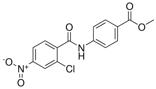 4-(2-CHLORO-4-NITRO-BENZOYLAMINO)-BENZOIC ACID METHYL ESTER