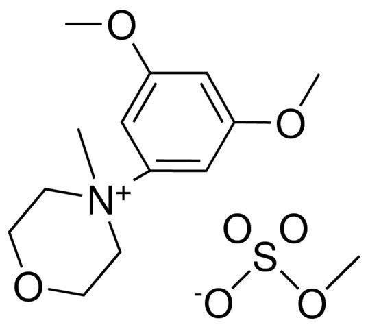 4-(3,5-DIMETHOXYPHENYL)-4-METHYLMORPHOLINIUM METHOSULFATE