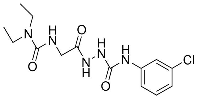 4-(3-CHLOROPHENYL)-1-(DIETHYLUREIDOACETYL)SEMICARBAZIDE