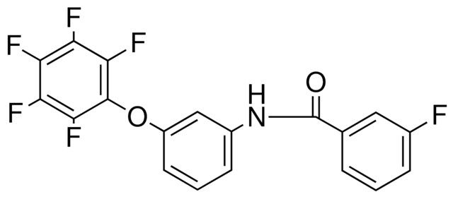 3-FLUORO-N-(3-(2,3,4,5,6-PENTAFLUORO-PHENOXY)-PHENYL)-BENZAMIDE
