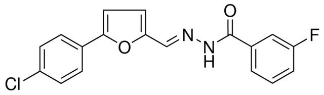3-FLUORO-BENZOIC ACID (5-(4-CHLORO-PHENYL)-FURAN-2-YLMETHYLENE)-HYDRAZIDE