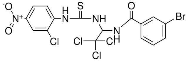 3-BR-N-(2,2,2-TRICHLORO-1-(3-(2-CL-4-NITRO-PHENYL)-THIOUREIDO)-ETHYL)-BENZAMIDE