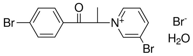 3-BROMO-1-(2-(4-BROMO-PHENYL)-1-METHYL-2-OXO-ETHYL)-PYRIDINIUM, BROMIDE HYDRATE