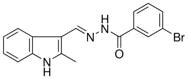 3-BROMO-BENZOIC ACID (2-METHYL-1H-INDOL-3-YLMETHYLENE)-HYDRAZIDE