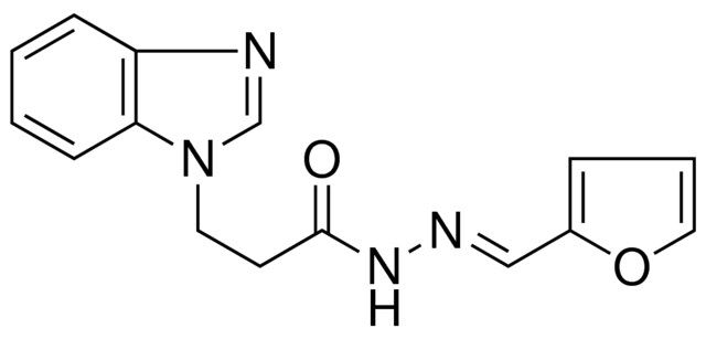 3-BENZOIMIDAZOL-1-YL-PROPIONIC ACID FURAN-2-YLMETHYLENE-HYDRAZIDE