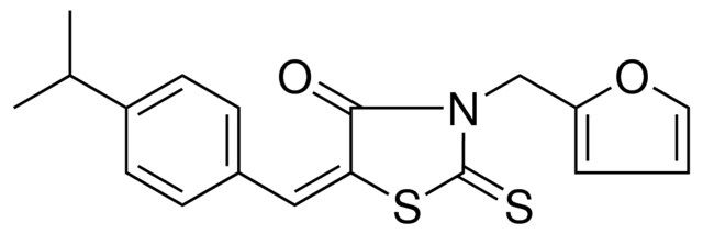 3-FURAN-2-YLMETHYL-5-(4-ISOPROPYL-BENZYLIDENE)-2-THIOXO-THIAZOLIDIN-4-ONE