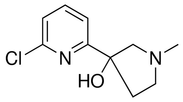 3-(6-CHLORO-2-PYRIDINYL)-1-METHYL-3-PYRROLIDINOL