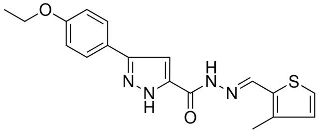 3-(4-ETHOXYPHENYL)-N'-[(E)-(3-METHYL-2-THIENYL)METHYLIDENE]-1H-PYRAZOLE-5-CARBOHYDRAZIDE