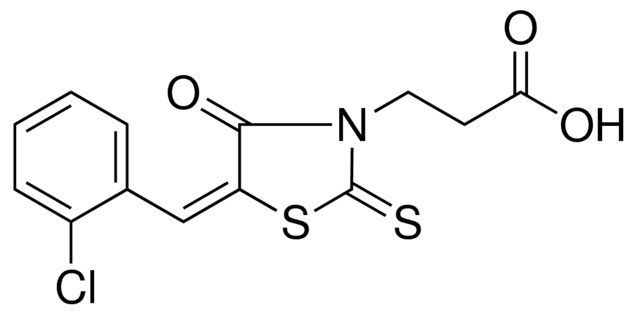 3-(5-(2-CHLORO-BENZYLIDENE)-4-OXO-2-THIOXO-THIAZOLIDIN-3-YL)-PROPIONIC ACID