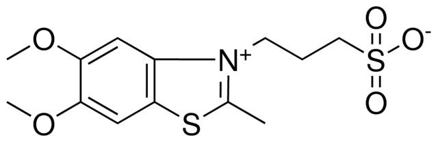 3-(5,6-DIMETHOXY-2-METHYL-1,3-BENZOTHIAZOL-3-IUM-3-YL)-1-PROPANESULFONATE