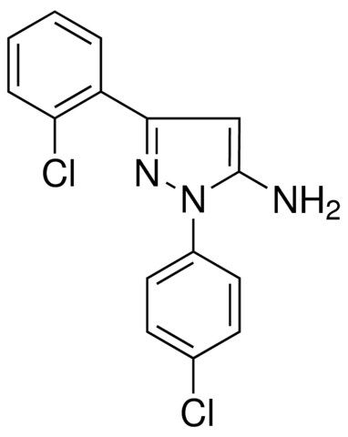 3-(2-CHLOROPHENYL)-1-(4-CHLOROPHENYL)-1H-PYRAZOL-5-AMINE