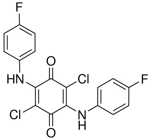 2,5-BIS(4-FLUOROANILINO)-3,6-DICHLORO-1,4-BENZOQUINONE