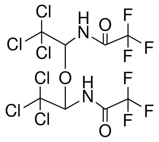 2,2,2-TRIFLUORO-N-(2,2,2-TRICHLORO-1-{2,2,2-TRICHLORO-1-[(TRIFLUOROACETYL)AMINO]ETHOXY}ETHYL)ACETAMIDE