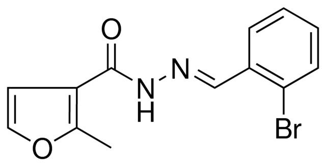 2-METHYL-FURAN-3-CARBOXYLIC ACID (2-BROMO-BENZYLIDENE)-HYDRAZIDE