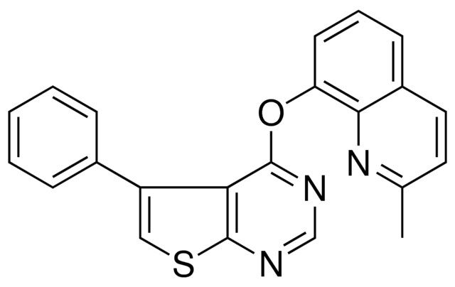 2-METHYL-8-QUINOLINYL 5-PHENYLTHIENO(2,3-D)PYRIMIDIN-4-YL ETHER