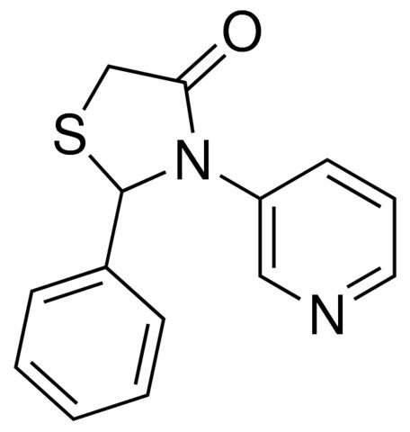 2-phenyl-3-(3-pyridinyl)-1,3-thiazolidin-4-one