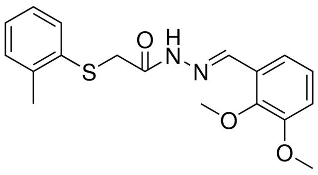 2-O-TOLYLSULFANYL-ACETIC ACID (2,3-DIMETHOXY-BENZYLIDENE)-HYDRAZIDE
