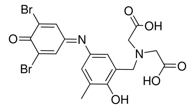 2,2′-(5-(3,5-Dibromo-4-oxocyclohexa-2,5-dienylideneamino)-2-hydroxy-3-methylbenzylazanediyl)diacetic acid