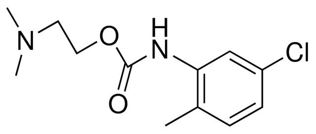 2-DIMETHYLAMINOETHYL N-(5-CHLORO-2-METHYLPHENYL)CARBAMATE