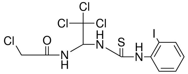 2-CHLORO-N-(2,2,2-TRICHLORO-1-(3-(2-IODO-PHENYL)-THIOUREIDO)-ETHYL)-ACETAMIDE