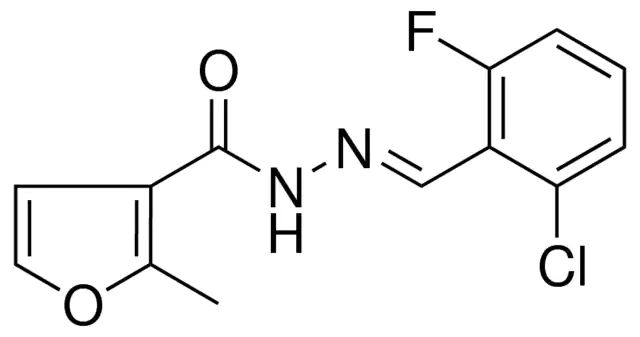2-METHYL-FURAN-3-CARBOXYLIC ACID (2-CHLORO-6-FLUORO-BENZYLIDENE)-HYDRAZIDE