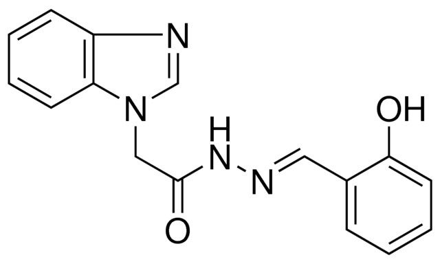 2-BENZOIMIDAZOL-1-YL-ACETIC ACID (2-HYDROXY-BENZYLIDENE)-HYDRAZIDE