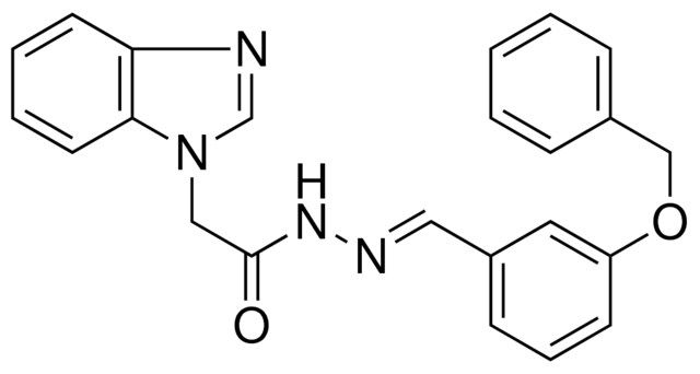 2-BENZOIMIDAZOL-1-YL-ACETIC ACID (3-BENZYLOXY-BENZYLIDENE)-HYDRAZIDE