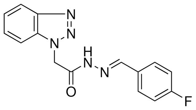 2-BENZOTRIAZOL-1-YL-ACETIC ACID (4-FLUORO-BENZYLIDENE)-HYDRAZIDE