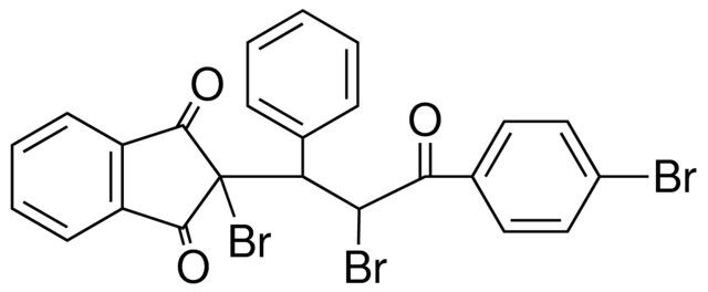 2-BROMO-2-(2-BROMO-3-(4-BROMO-PHENYL)-3-OXO-1-PHENYL-PROPYL)-INDAN-1,3-DIONE