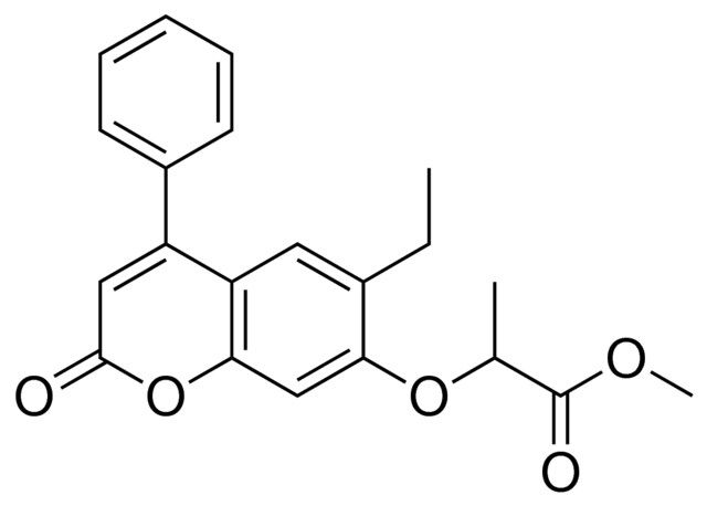 2-(6-ETHYL-2-OXO-4-PHENYL-2H-CHROMEN-7-YLOXY)-PROPIONIC ACID METHYL ESTER