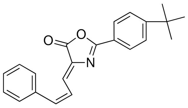 2-(4-TERT-BUTYLPHENYL)-4-CINNAMYLIDENE-2-OXAZOLIN-5-ONE