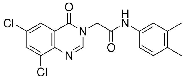 2-(6,8-DICHLORO-4-OXO-3(4H)-QUINAZOLINYL)-N-(3,4-DIMETHYLPHENYL)ACETAMIDE