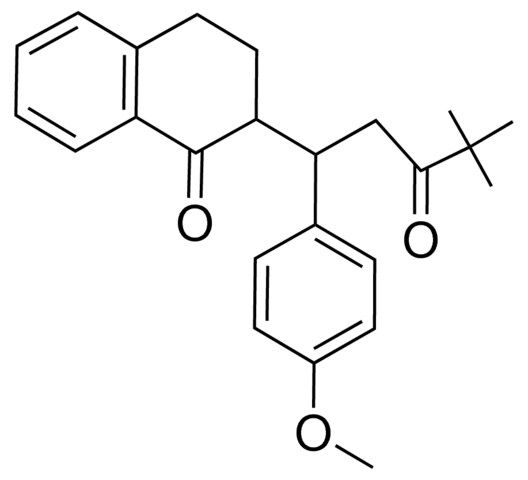 2-(4,4-DIMETHYL-1-(4-METHOXYPHENYL)-3-OXOPENTYL)-1-TETRALONE