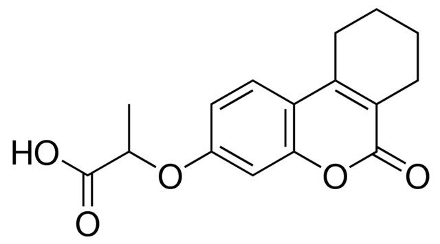 2-(6-OXO-7,8,9,10-TETRAHYDRO-6H-BENZO(C)CHROMEN-3-YLOXY)-PROPIONIC ACID