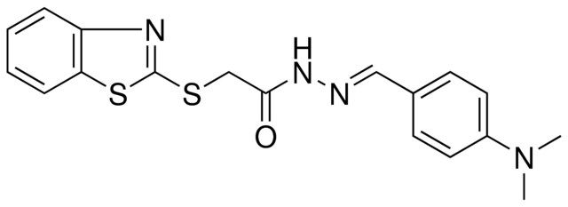 2-(BENZOTHIAZOL-2-YLSULFANYL)-ACETIC ACID (4-DIMETHYLAMINO-BENZYLIDENE)HYDRAZIDE