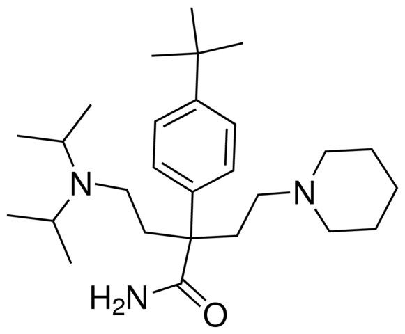 2-(4-tert-butylphenyl)-4-(diisopropylamino)-2-[2-(1-piperidinyl)ethyl]butanamide
