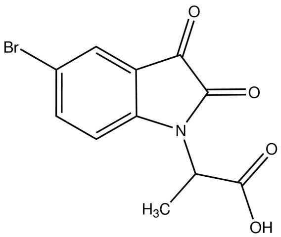 2-(5-Bromo-2,3-dioxoindolin-1-yl)propanoic acid