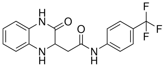 2-(3-OXO-1,2,3,4-4H-QUINOXALIN-2-YL)-N-(4-TRIFLUOROMETHYL-PHENYL)-ACETAMIDE