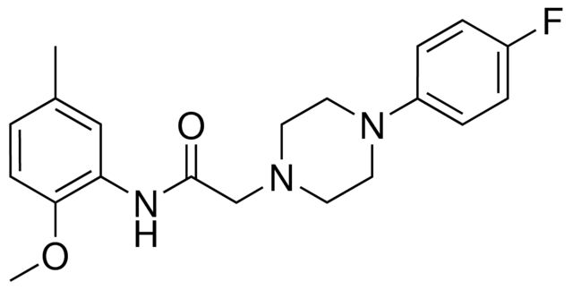 2-(4-(4-FLUORO-PHENYL)-PIPERAZIN-1-YL)-N-(2-METHOXY-5-METHYL-PHENYL)-ACETAMIDE